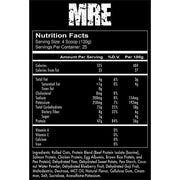 Redcon1 MRE Whole Food Supplement Facts
