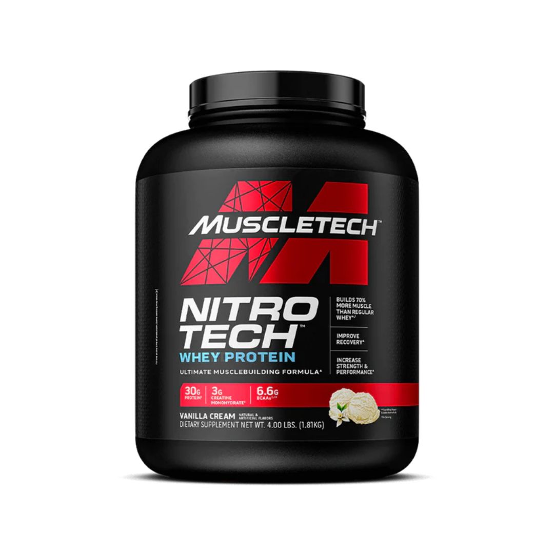 MuscleTech Nitro Tech Whey Protein, 5lbs — BulldogNutrition.ca