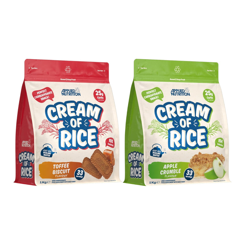 Applied Nutrition Cream of Rice 33 Servings | 2-Pack Bundle
