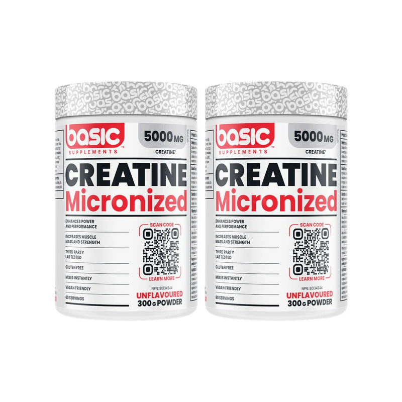 Basic Supplements Creatine Monohydrate 300g | Buy 1 Get 1 Free