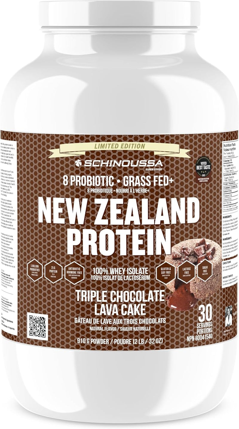 Schinoussa New Zealand Probiotic Whey Isolate, 2lbs