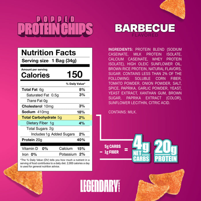 Legendary Foods Protein Chips 7-Pack