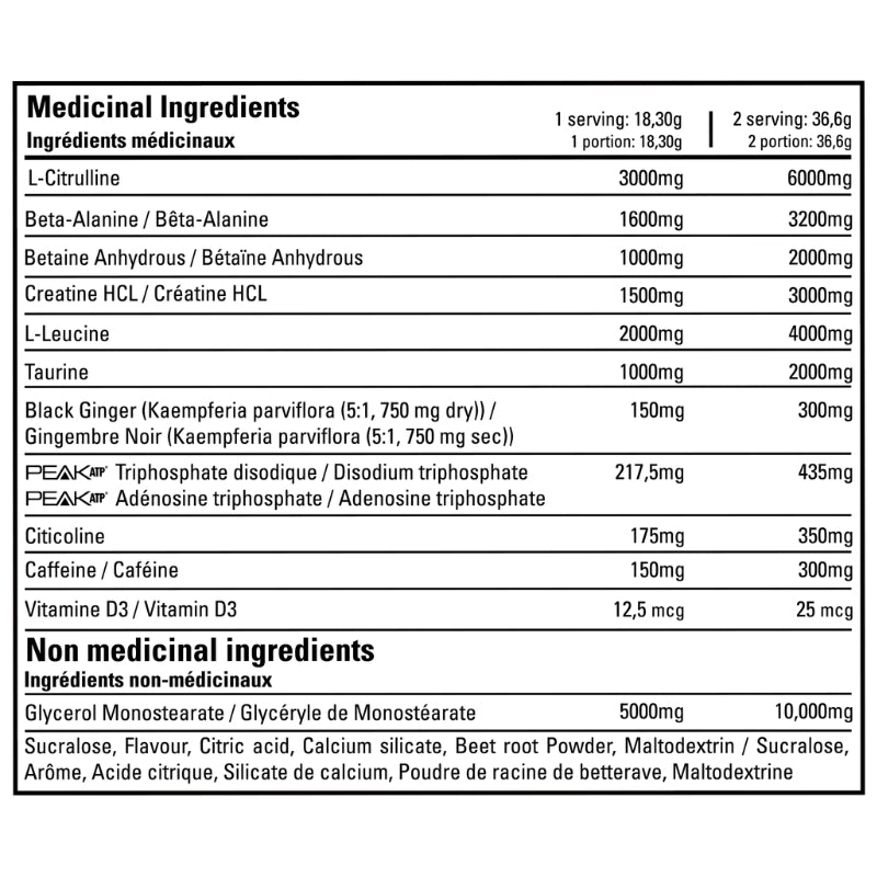 Bull Nutrition 12STRONG Pre-workout