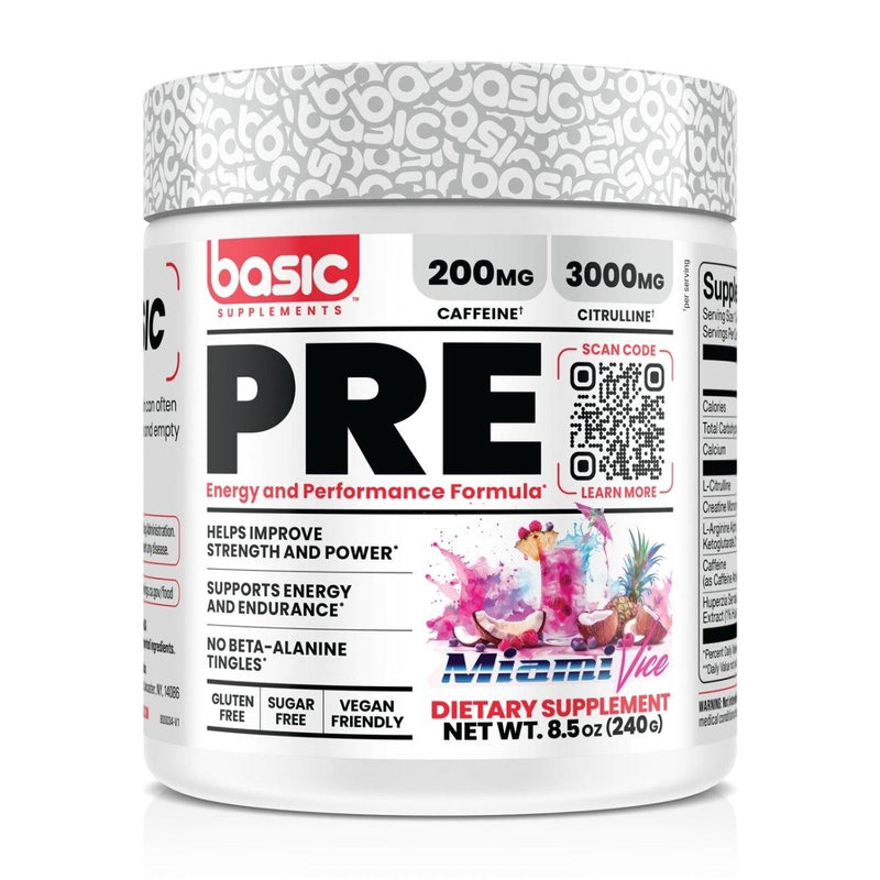 Basic Supplements Pre Workout 30serve