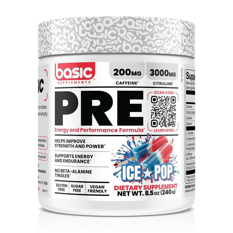 Basic Supplements Pre Workout 30serve