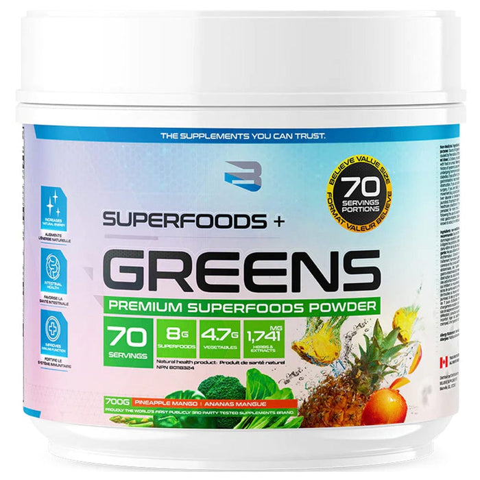 Believe Superfoods + Greens, 70 servings