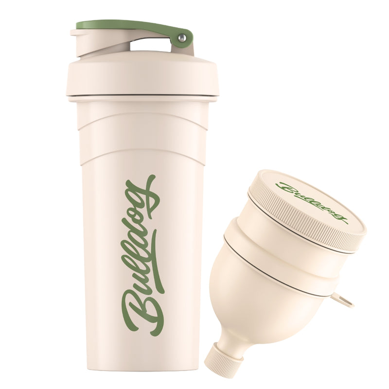 BULLDOG Shaker Bottle and Stackable Funnel Bundle