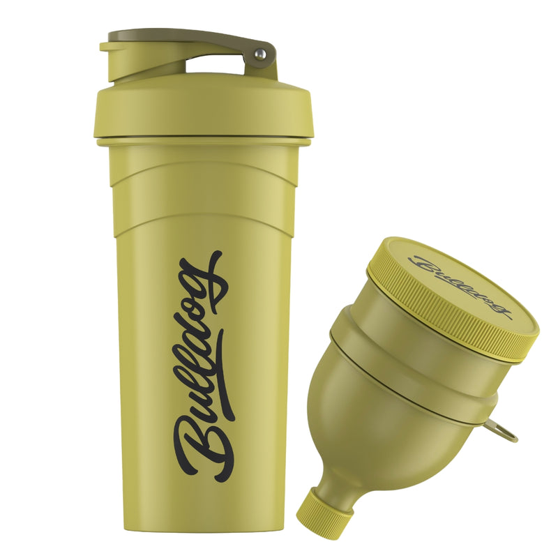 BULLDOG Shaker Bottle and Stackable Funnel Bundle