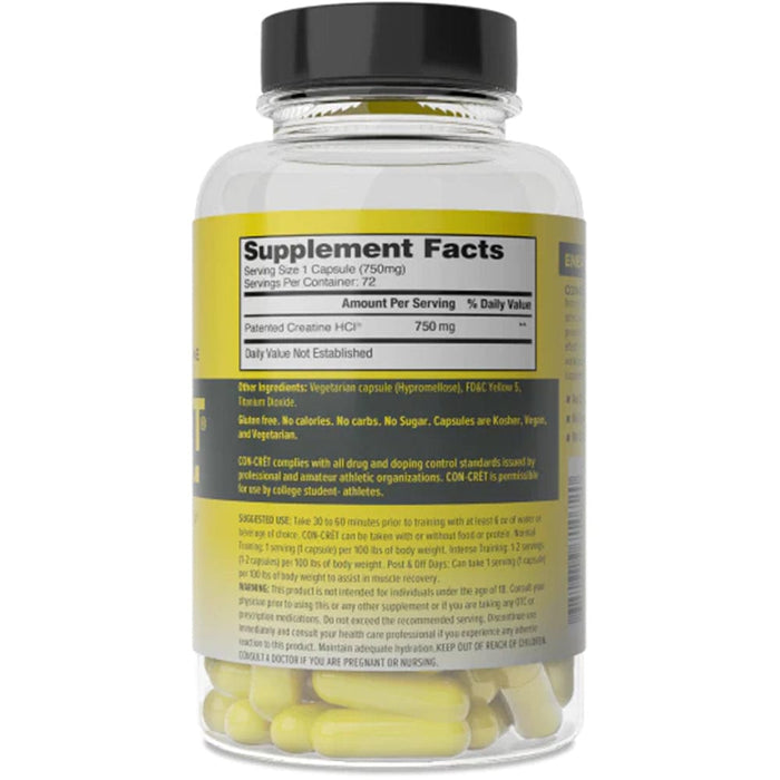 CON-CRET Creatine HCL 72caps