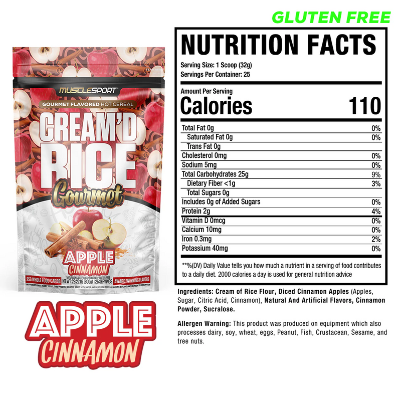 MuscleSport Cream'd Rice 25 servings