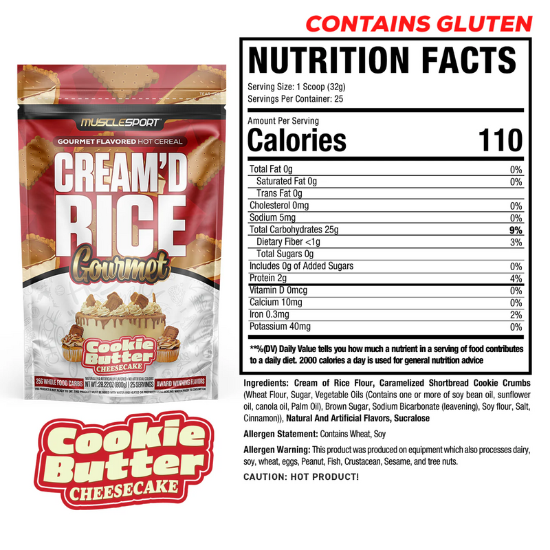 MuscleSport Cream'd Rice 25 servings