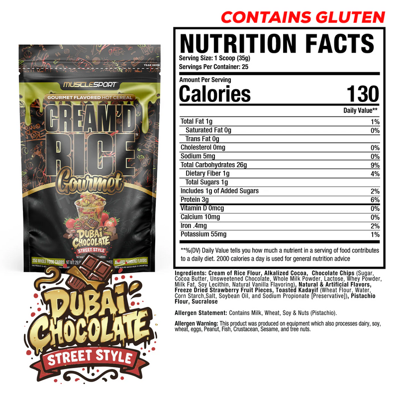 MuscleSport Cream'd Rice 25 servings