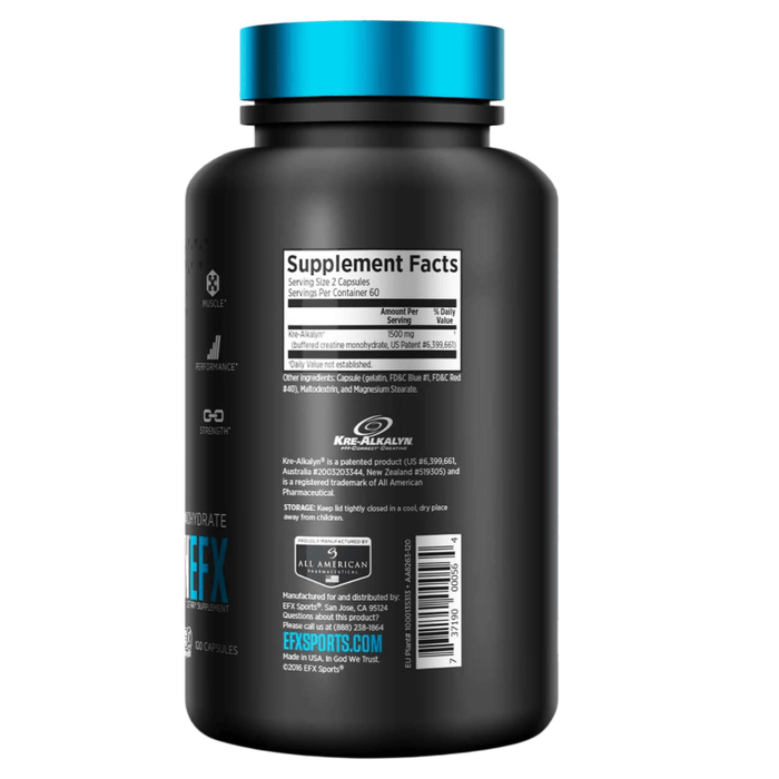 EFX Sports Kre-Alkalyn, 120 caps