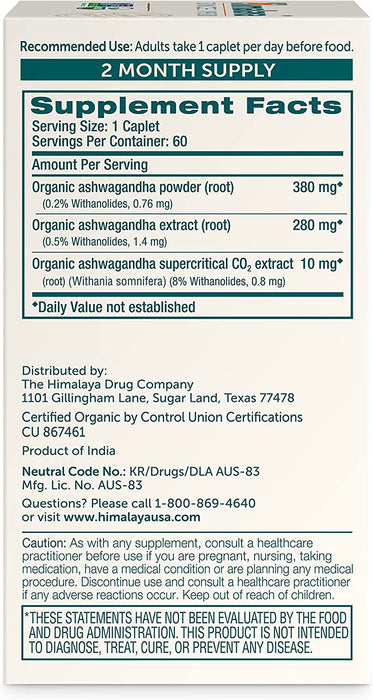 Himalaya Ashwagandha 90 Capsules