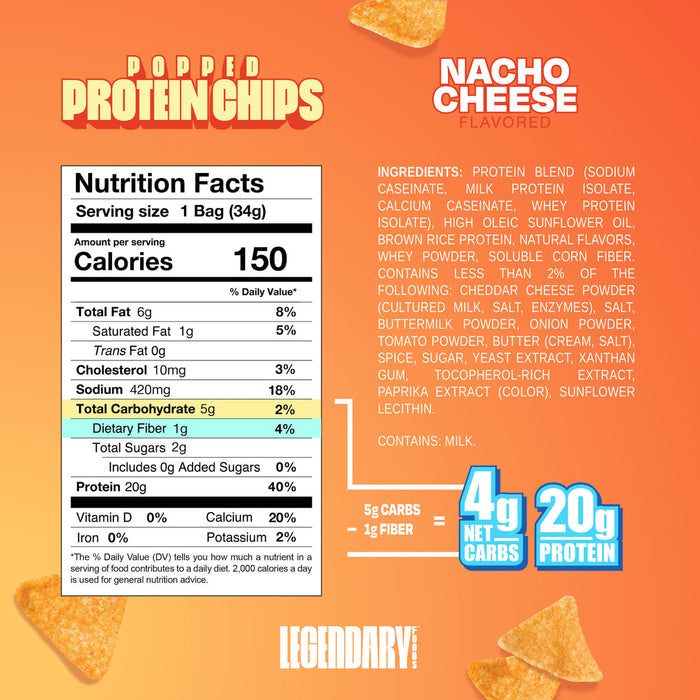 Legendary Foods Protein Chips 7-Pack