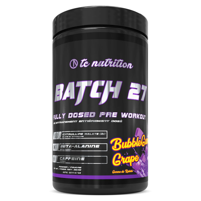 TC Nutrition BATCH 27 Pre Workout