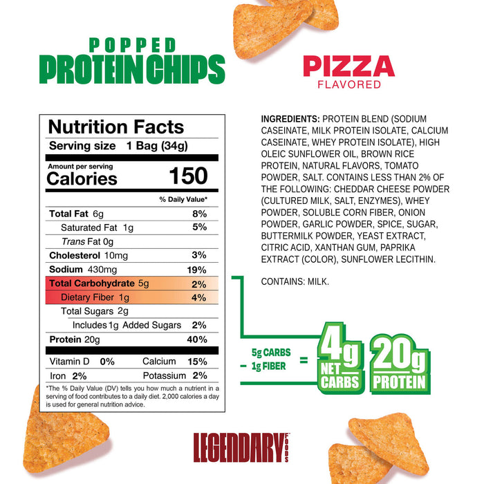 Legendary Foods Protein Chips 7-Pack
