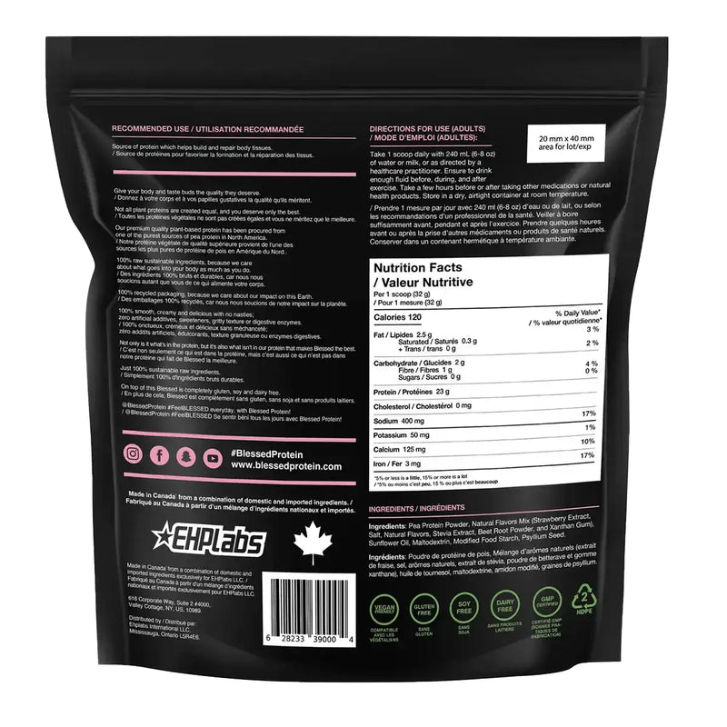 BLESSED Plant Based Protein 45 serve