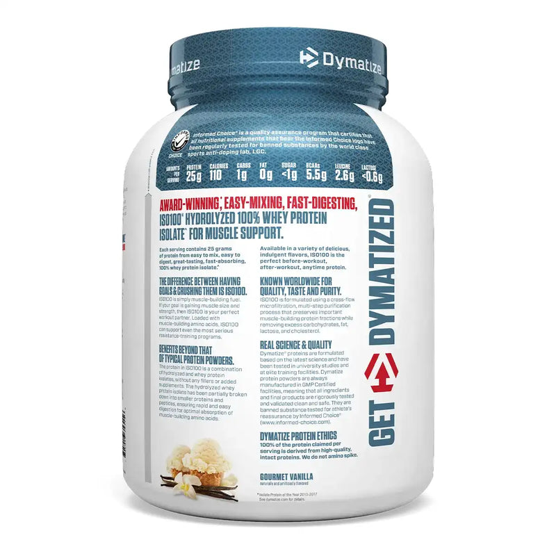 Dymatize ISO 100, 3 lbs