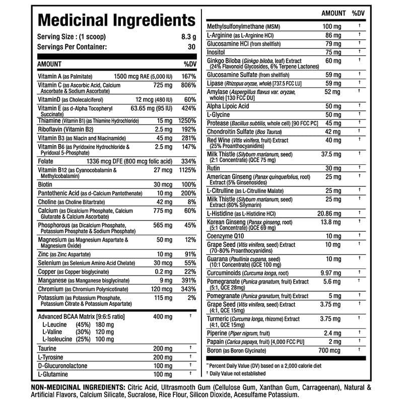 Allmax Vitastack Powder, 30 serve