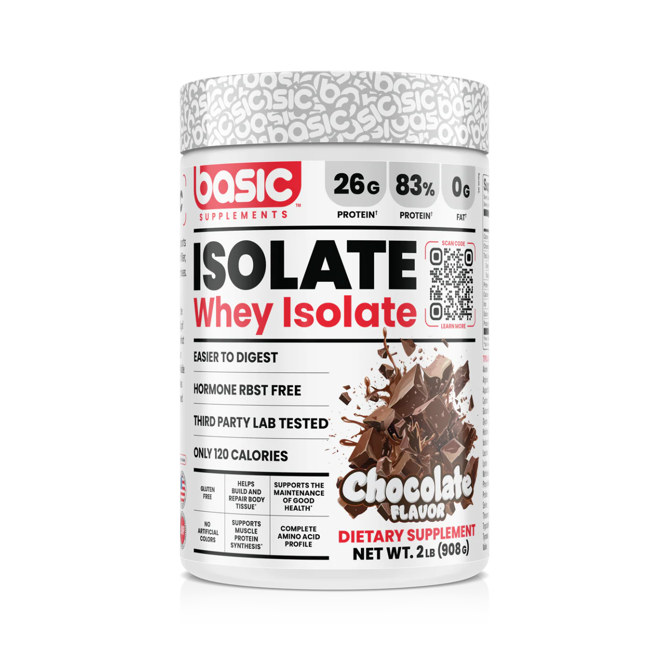 Basic Supplements Whey Isolate 2lbs — BulldogNutrition.ca