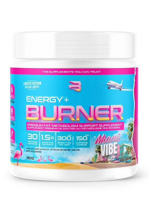 Believe Energy + Burner, 30 servings
