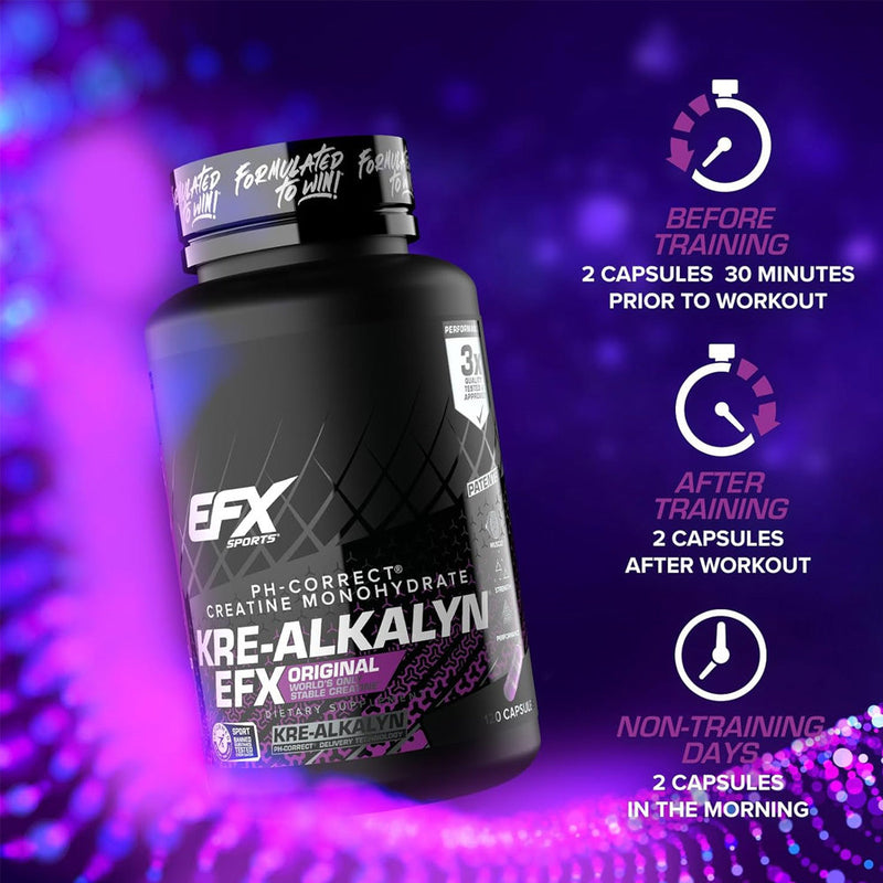 EFX Sports Kre-Alkalyn, 120 caps