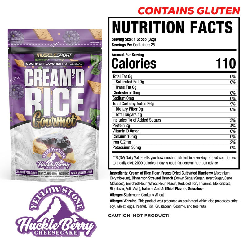 MuscleSport MuscleSport Cream'd Rice 25 servings – Image 13