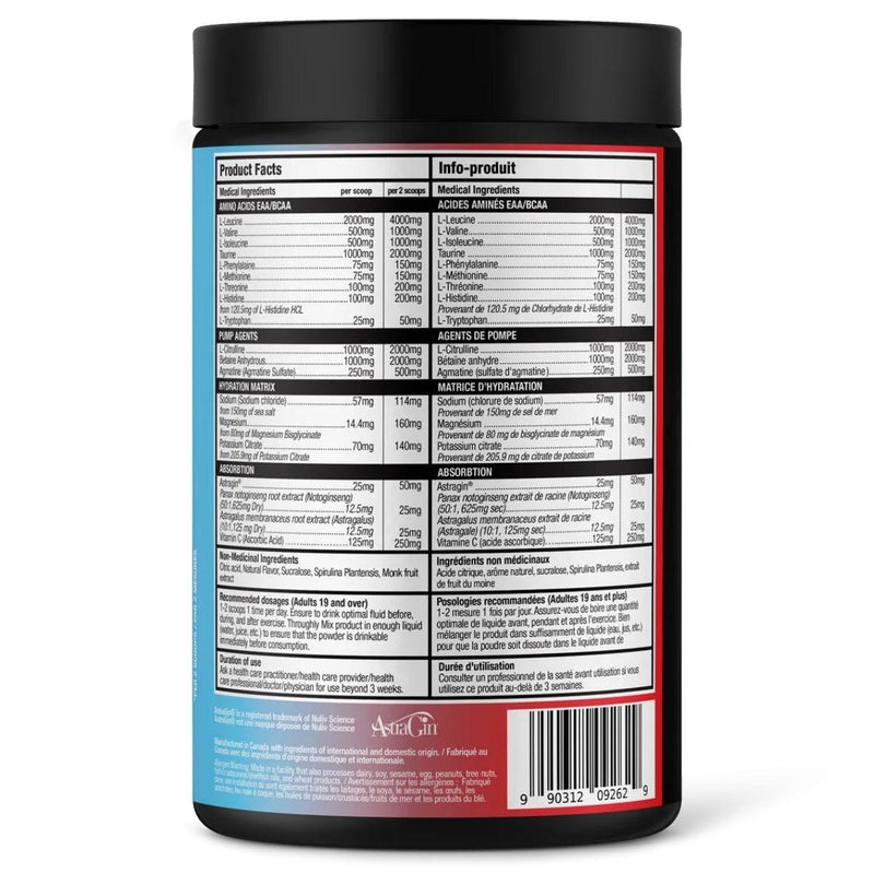 BULL Nutrition Amino Xplode EAA + Hydration Supplement Facts – Bulldog Nutrition