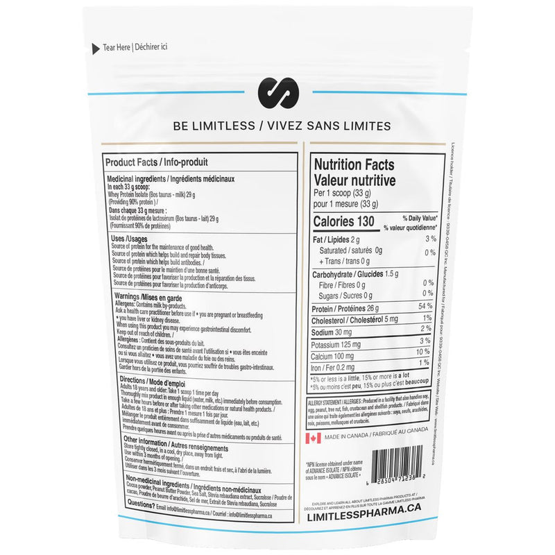 Limitless Pharma Whey Isolate 2lbs