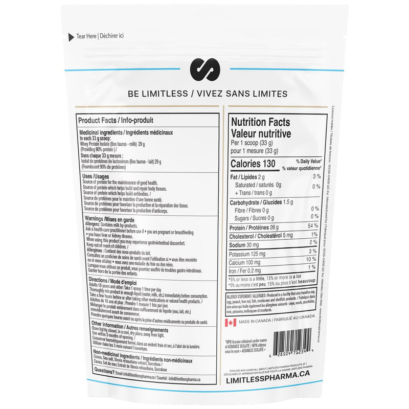 Limitless Pharma Whey Isolate 2lbs