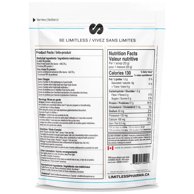 Limitless Pharma Whey Isolate 5lbs