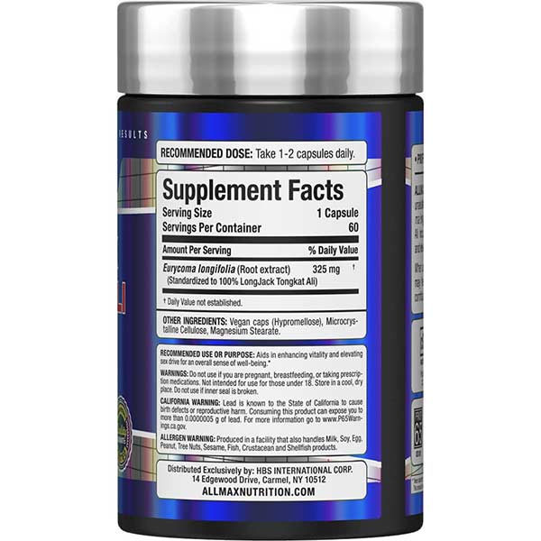 Allmax Longjack Tongkat Ali, 60caps