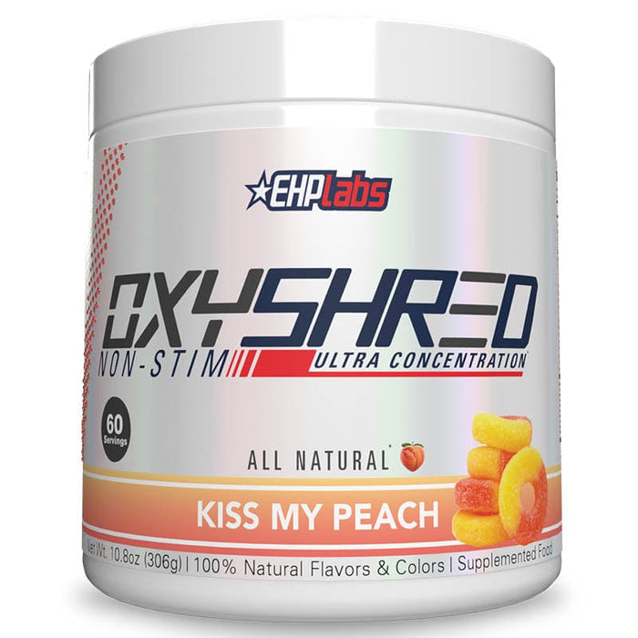 EHP Labs OxyShred NON-STIM Fat Burner, 60 servings
