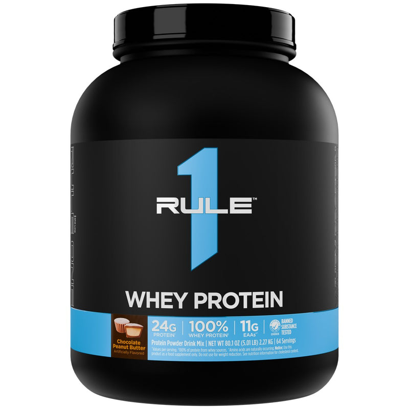 Rule1 Whey Blend Protein, 5lbs