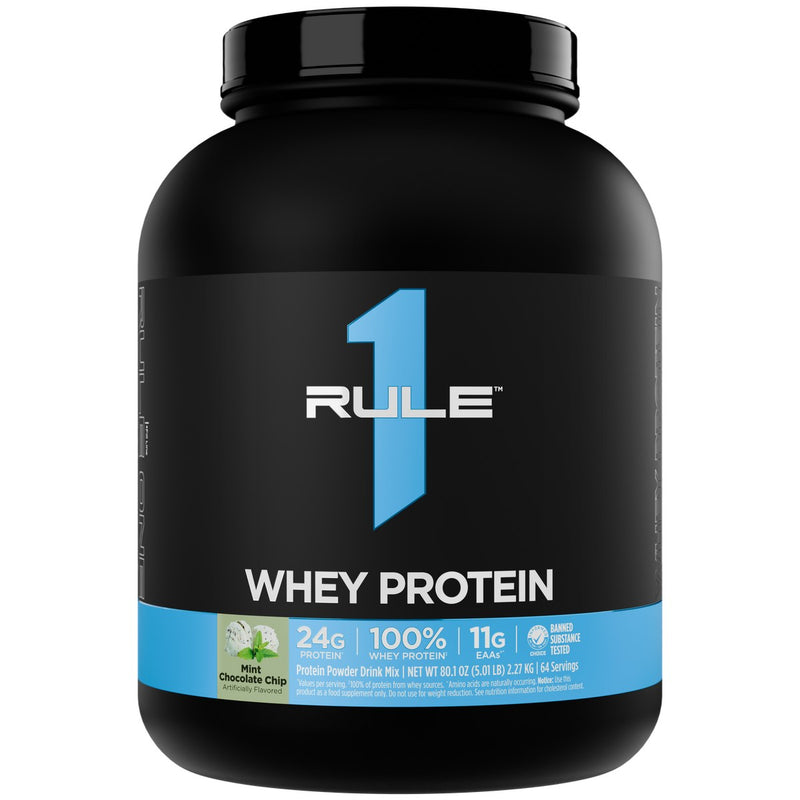 Rule1 Whey Blend Protein, 5lbs