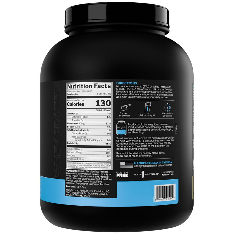 Rule1 Whey Blend Protein, 5lbs