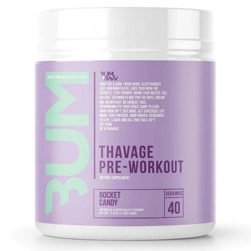 CBUM Thavage Pre Workout Rocket Candy