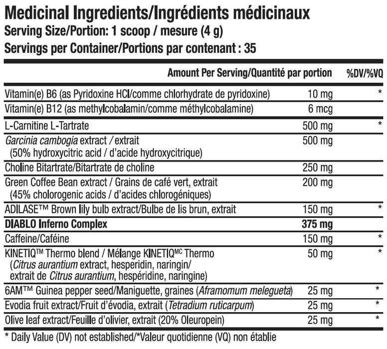 ANS Performance Diablo V3, 35 servings