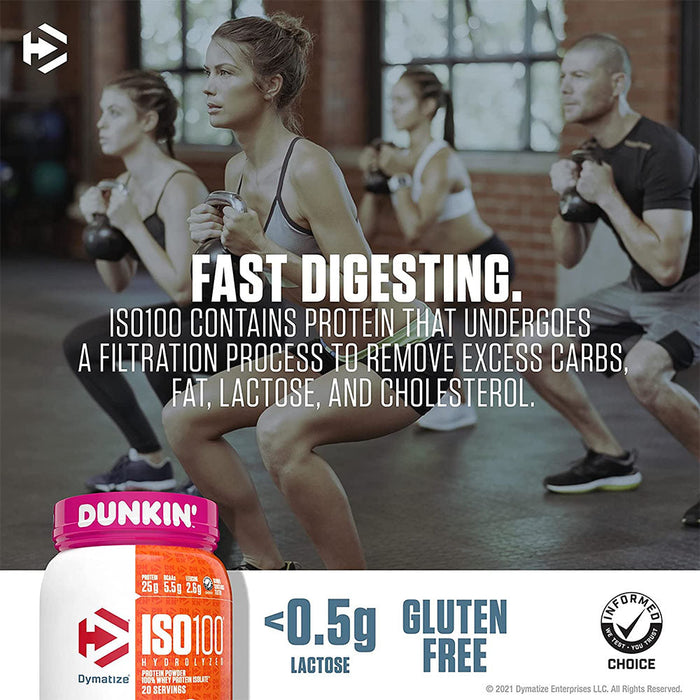 Dymatize ISO 100 x DUNKIN