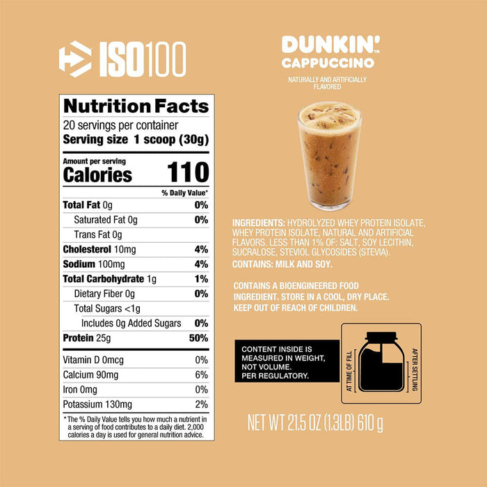 Dymatize ISO 100 x DUNKIN