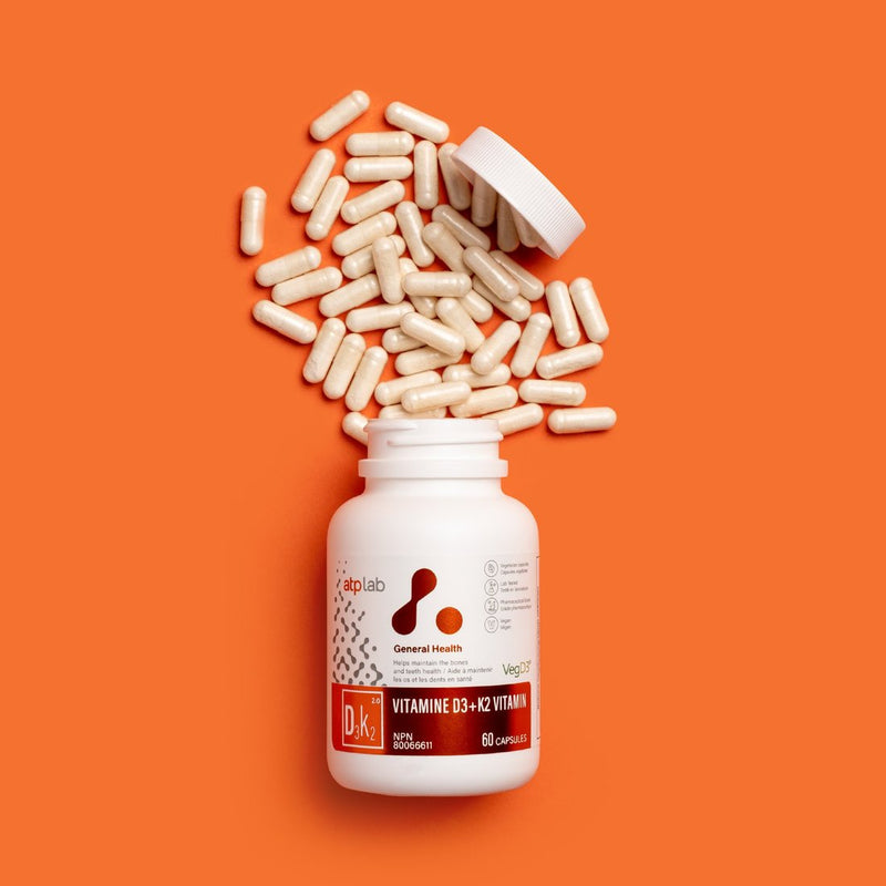 ATP Lab Vitamin D3 + K2  60/caps