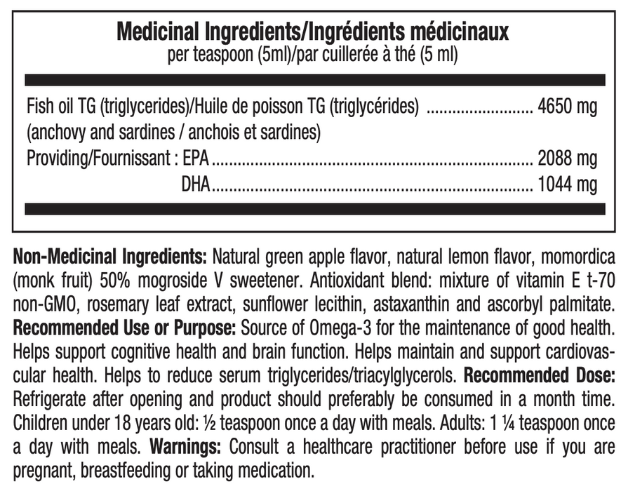 ATP Lab Omega-3 Triglyceride, 200ml