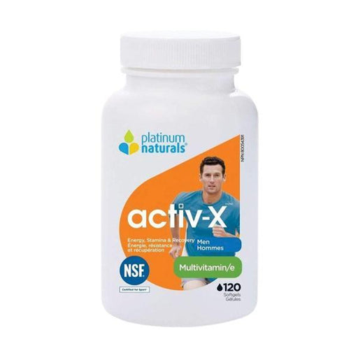 Platinum Naturals Activ-X MultiVitamins for Men 120 softgels