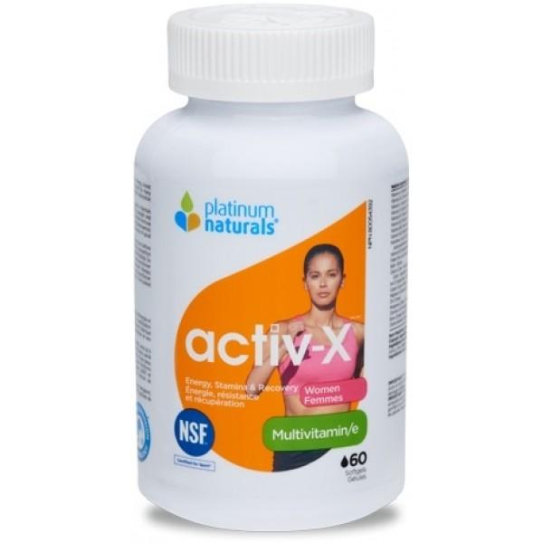 Platinum Activ-X Multivitamin for Women, 60 softgels