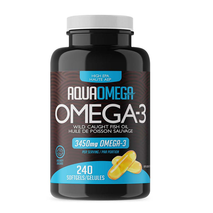 AquaOmega High EPA Omega-3, 240softgels