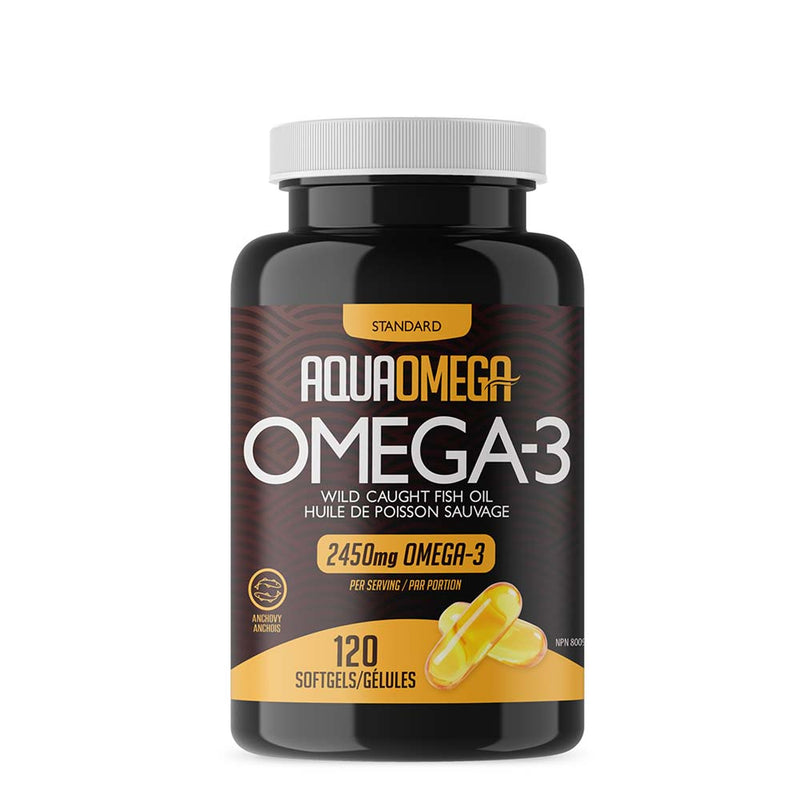 AquaOmega Standard Omega-3, 120softgels