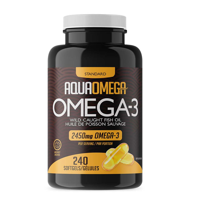 AquaOmega Standard Omega-3, 240softgels