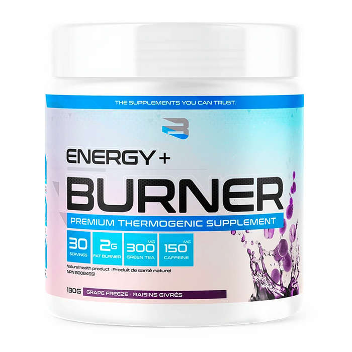 Believe Energy + Burner, 30 servings