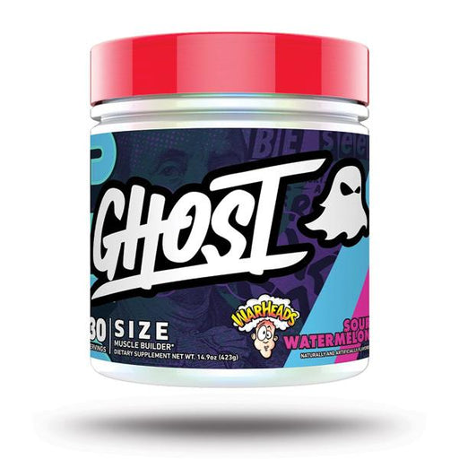 Ghost Size Muscle Builder Supplement Warheads Sour Watermelon